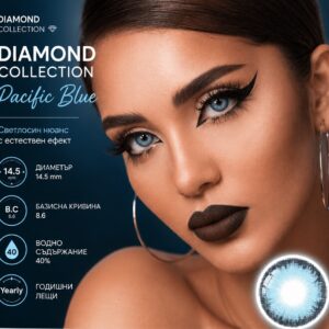Цветни лещи Diamond collection цвят Pacific Blue (D-02)