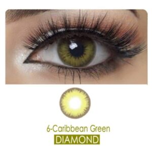 Цветни лещи Diamond collection цвят Carribean Green (D-06)