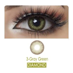 Цветни лещи Diamond collection цвят Gray Green (D-4)