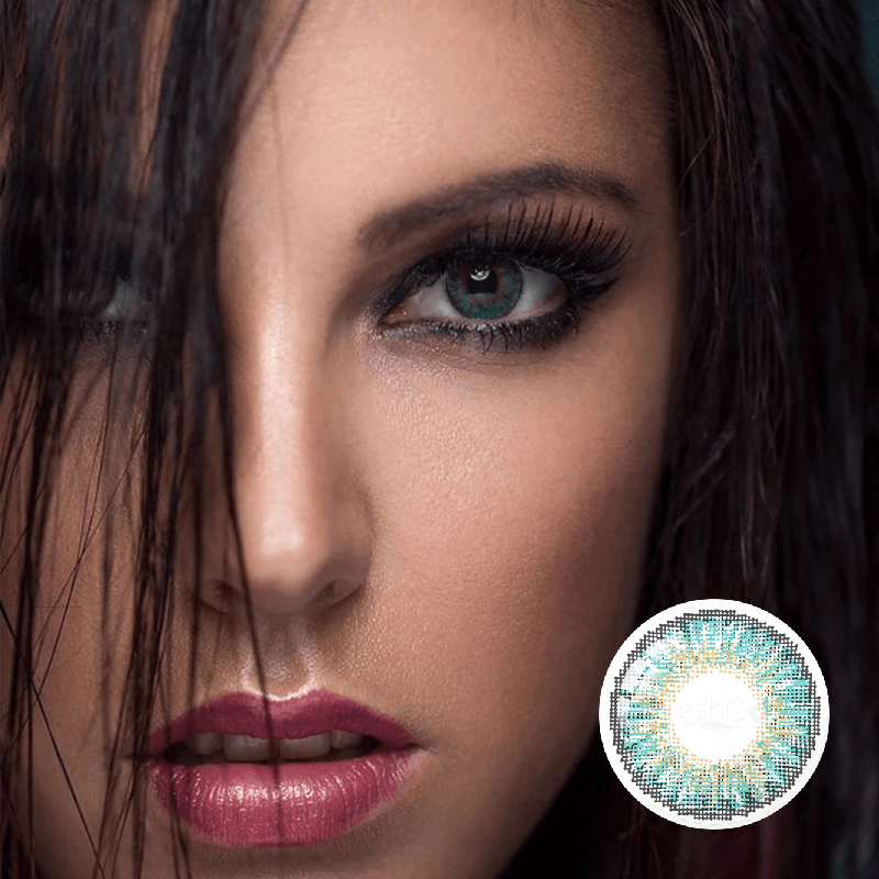 Цветни лещи 3 tone collection цвят Turquoise (T3-09)